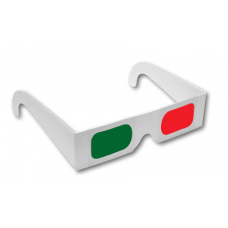 3D Red and Green Decoder Glasses, DIY
